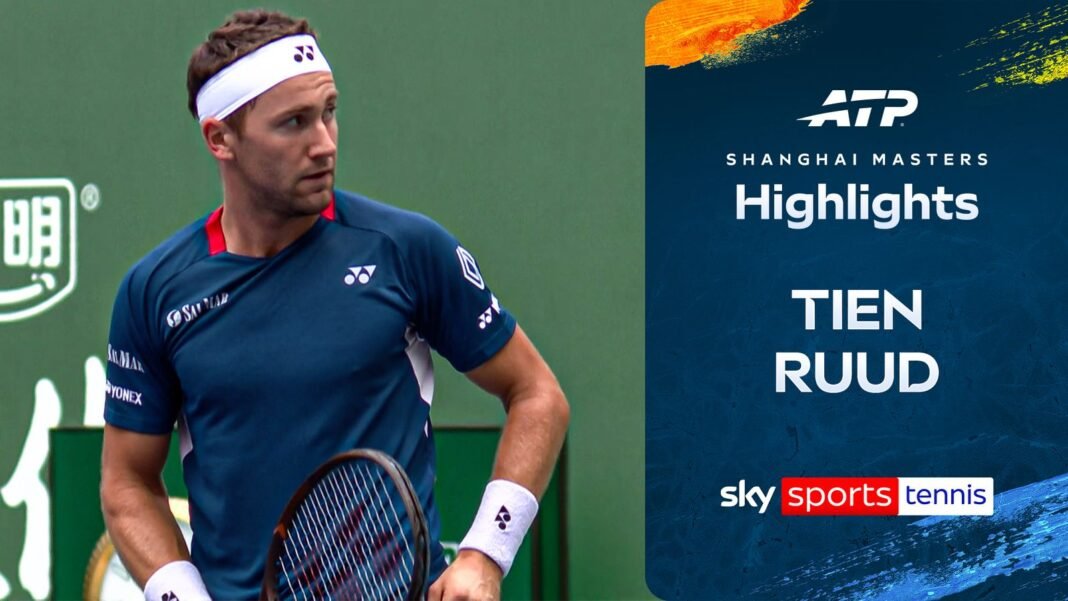 Learner Tien vs Casper Ruud | Shanghai Masters