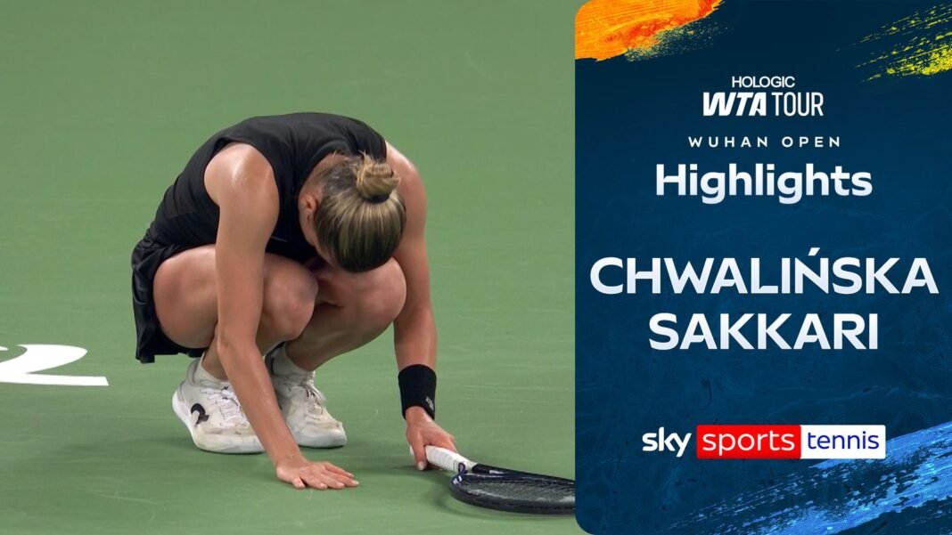 Maja Chwalinska vs Maria Sakkari | Wuhan Open Highlights