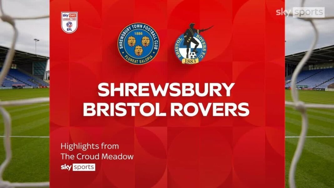 Shrewsbury 1-0 Bristol Rovers