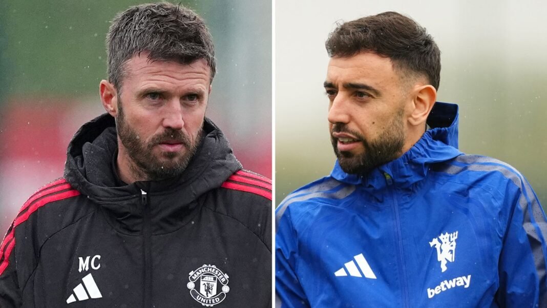 Man Utd boss Michael Carrick insists there is no divide despite Bruno Fernandes criticism